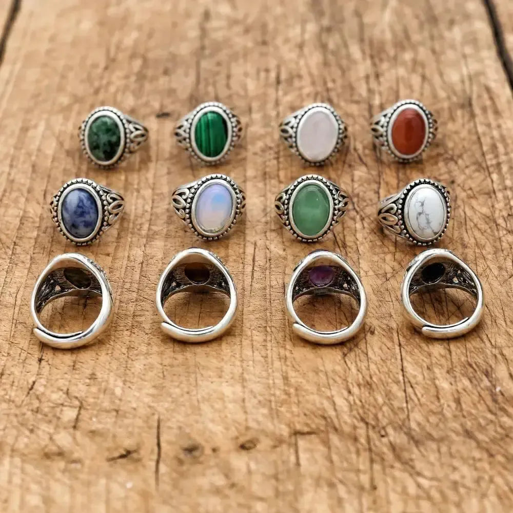 Bagues en pierre naturelle