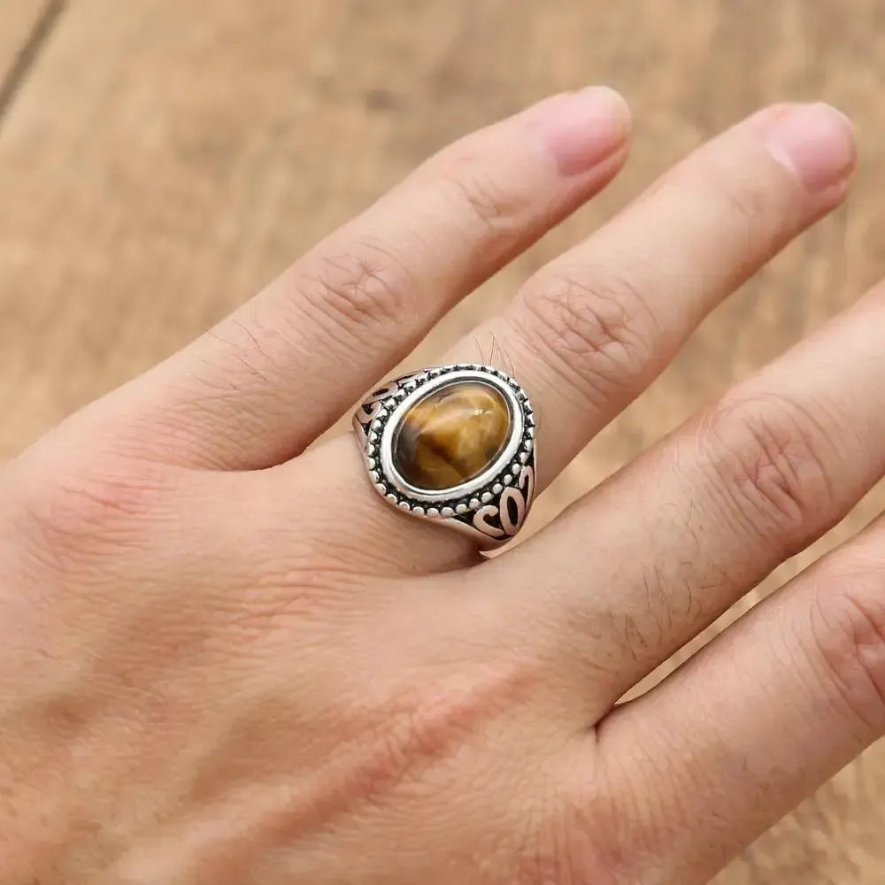 Bagues en pierre naturelle