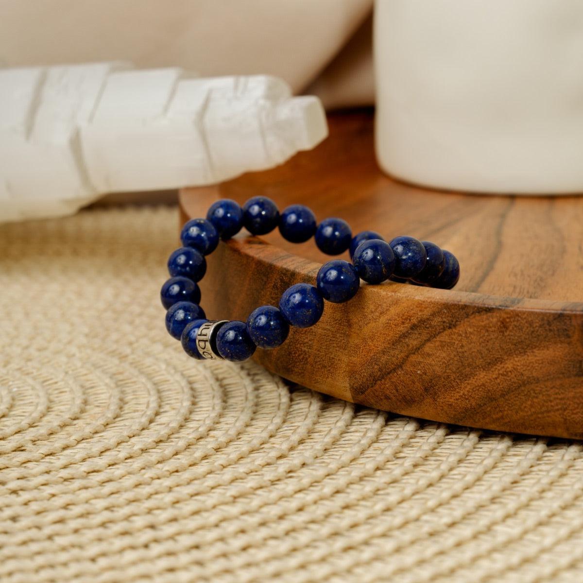 Bracelet « Amélioration de l’expression » en Lapis Lazuli