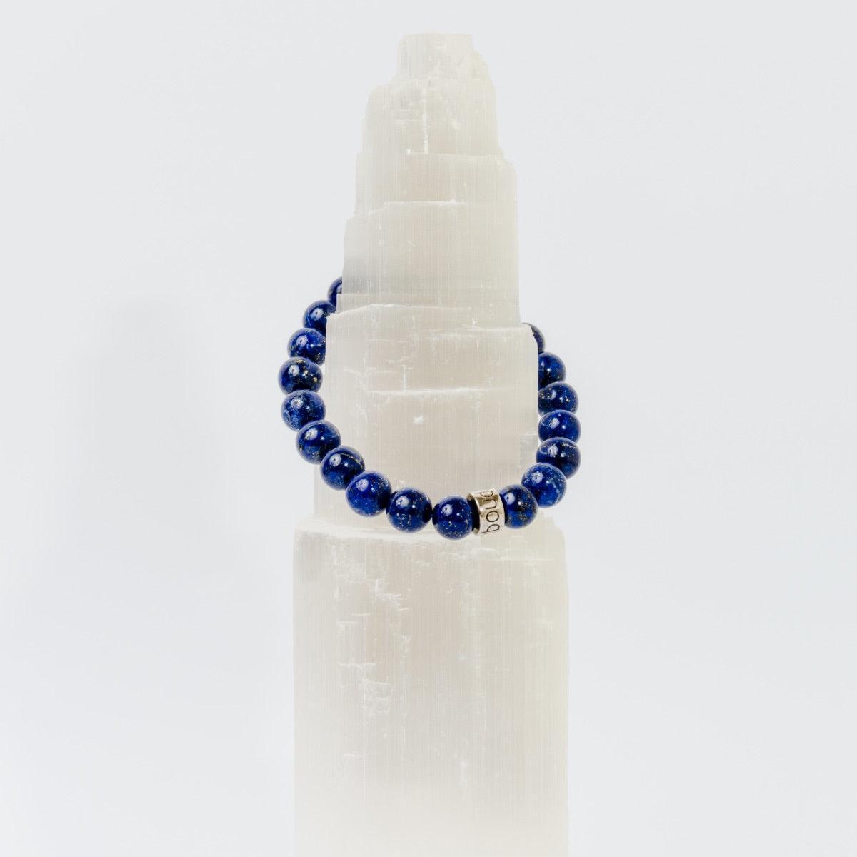 Bracelet « Amélioration de l’expression » en Lapis Lazuli
