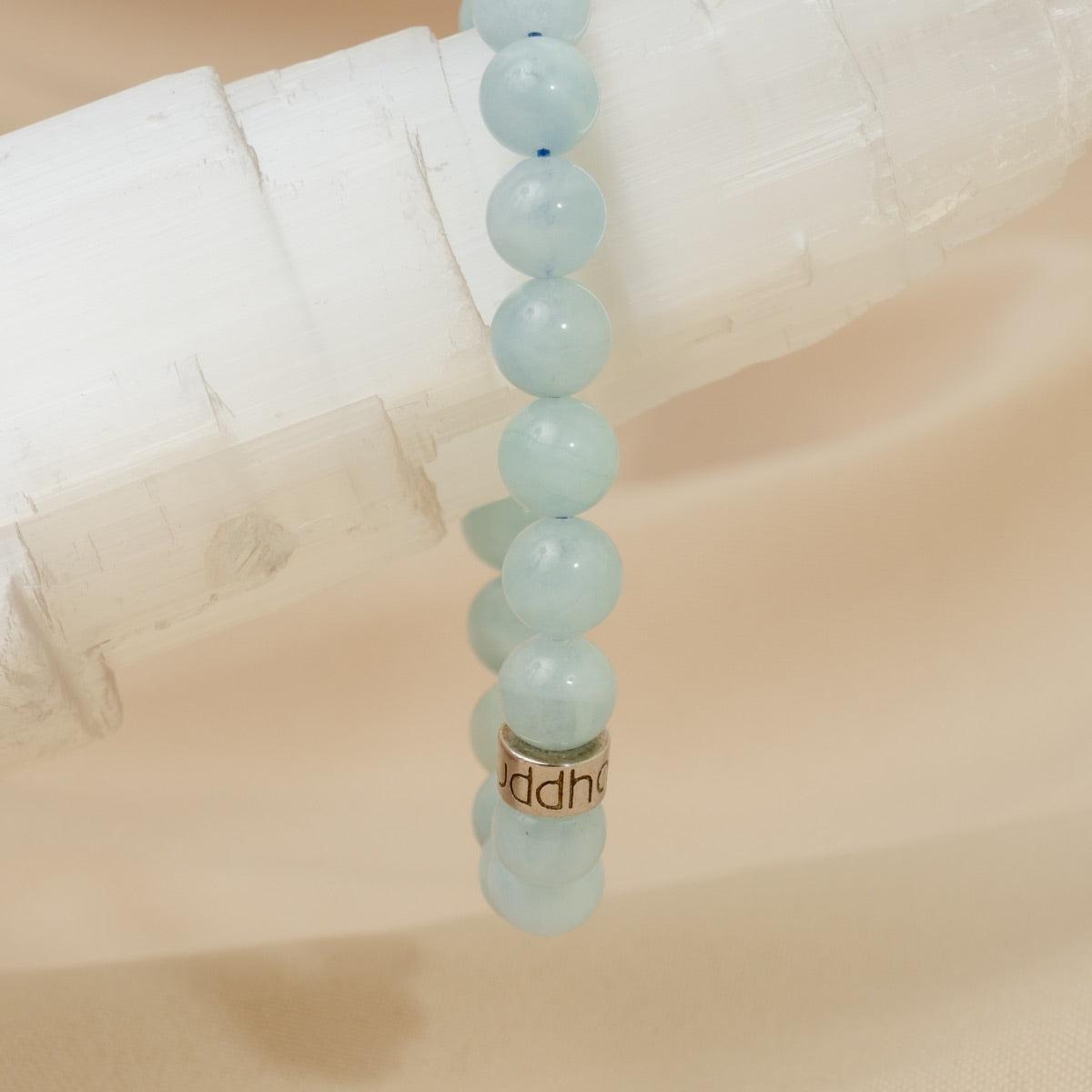 Bracelet « d’Intuition » en Aigue-Marine du Brésil