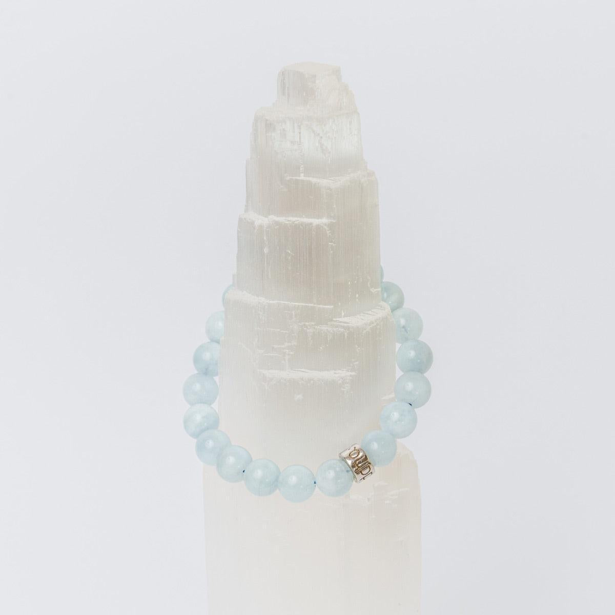Bracelet « d’Intuition » en Aigue-Marine du Brésil
