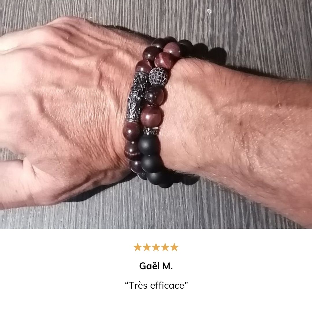 Bracelet double «Protection et Puissance»