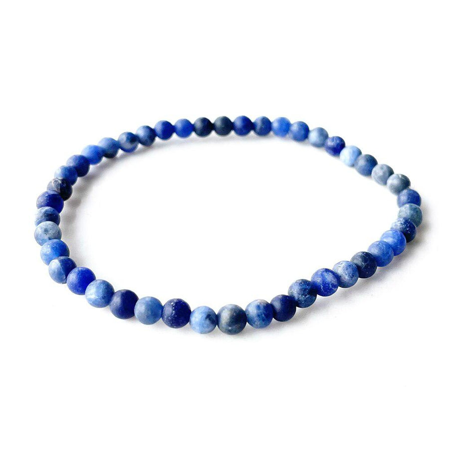 Bracelet en mini pierres de Sodalite brésilienne mate