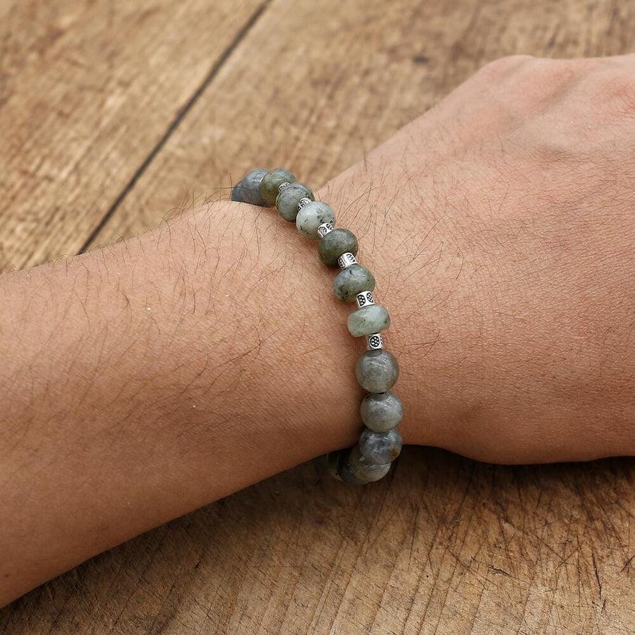 Bracelet en perles de Labradorite véritable