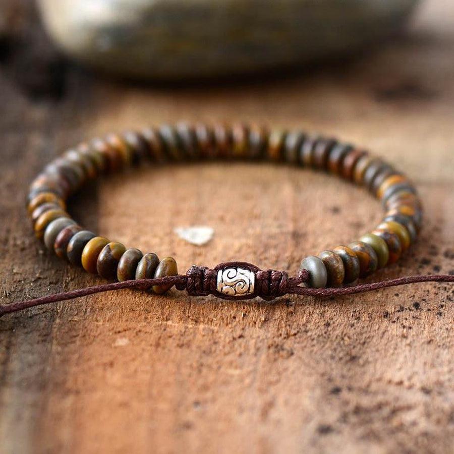 Bracelet en pierres de jasper