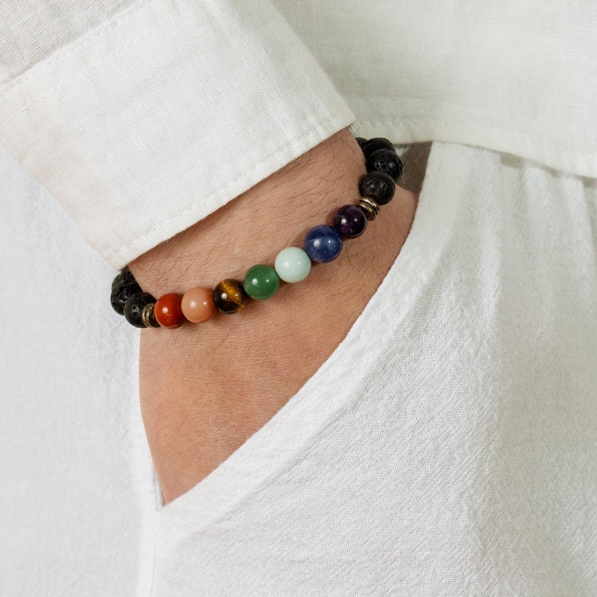 Bracelet «énergie positive» des 7 Chakras version 2024