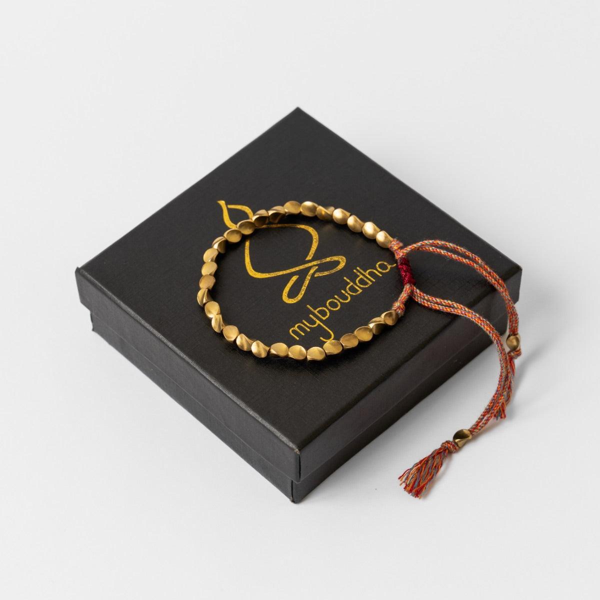 Bracelet «Harmonie» en perles de cuivre