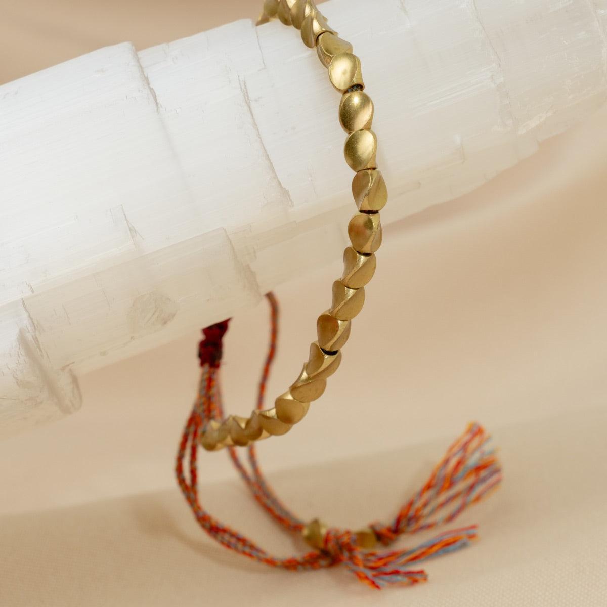 Bracelet «Harmonie» en perles de cuivre