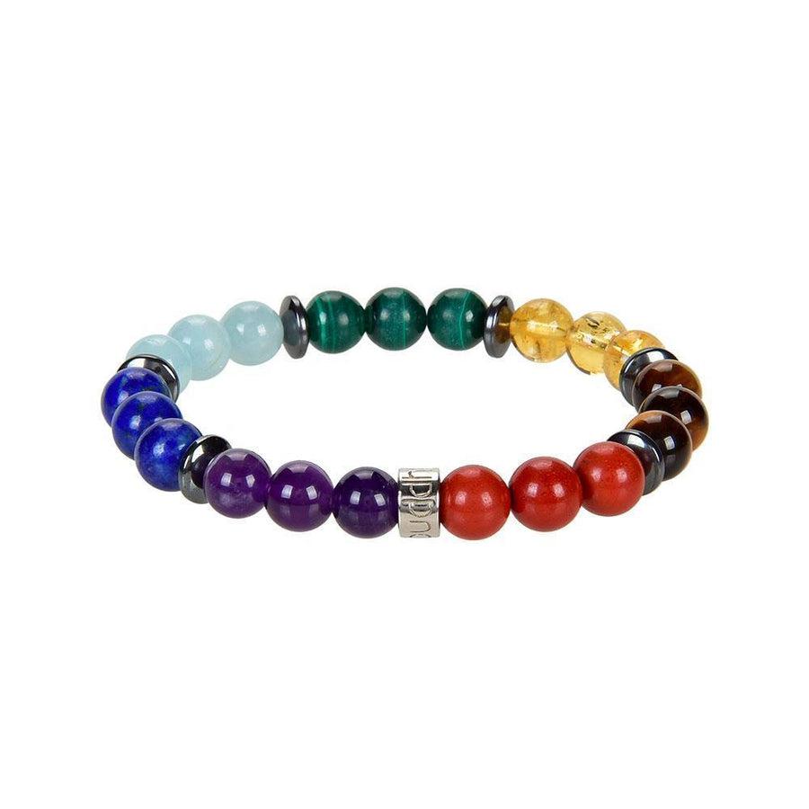 Bracelet «Harmonisation des 7 Chakras » version premium 4.0 en pierres de qualités premium