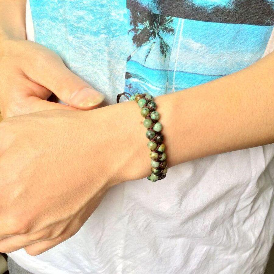 Bracelet manchette « Shamballa »