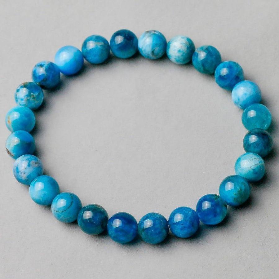 Bracelet «Minceur» en Apatite pour la perte de poids - Perles 8 mm