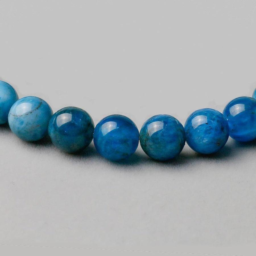 Bracelet «Minceur» en Apatite pour la perte de poids - Perles 8 mm