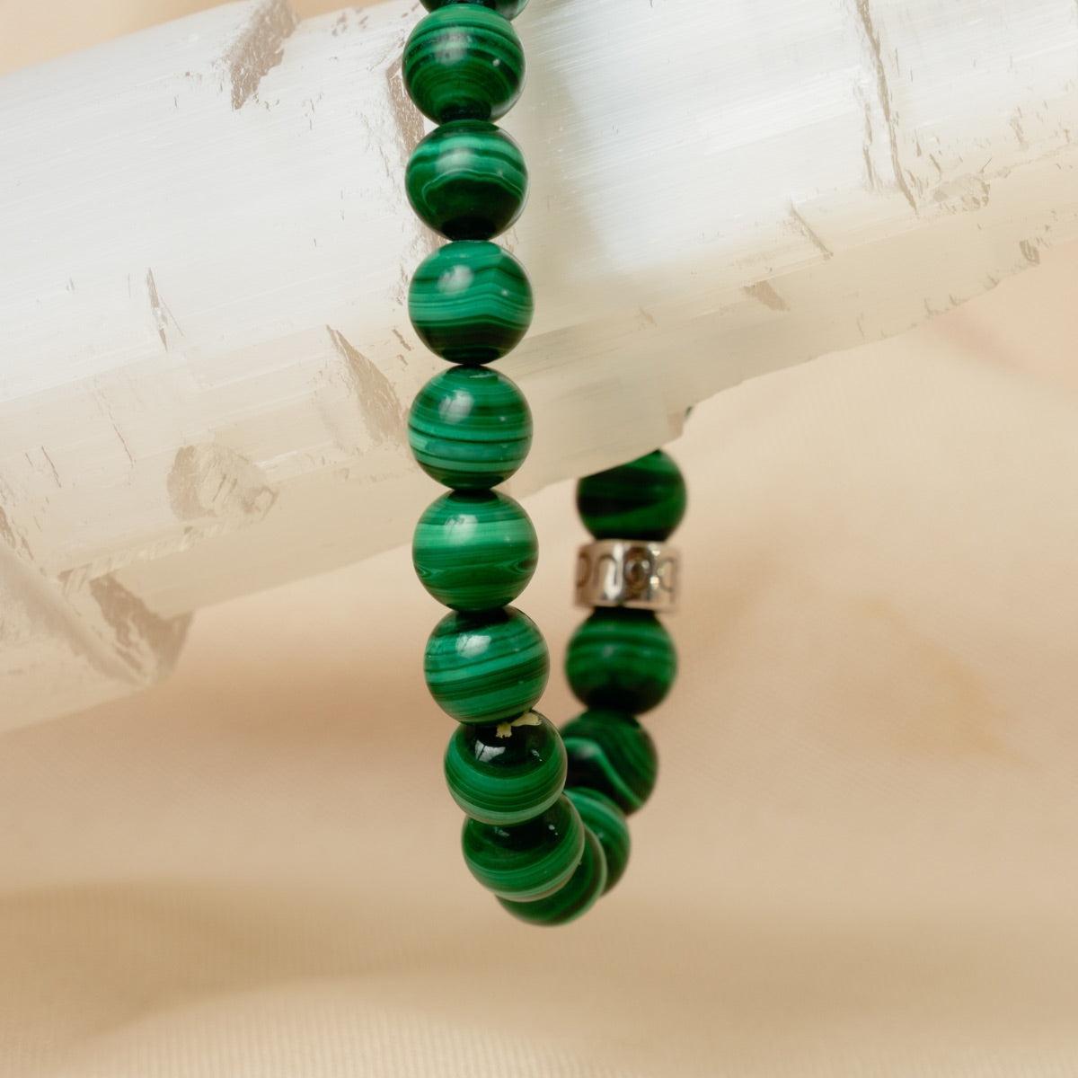 Bracelet « Soulagement des douleurs » en Malachite