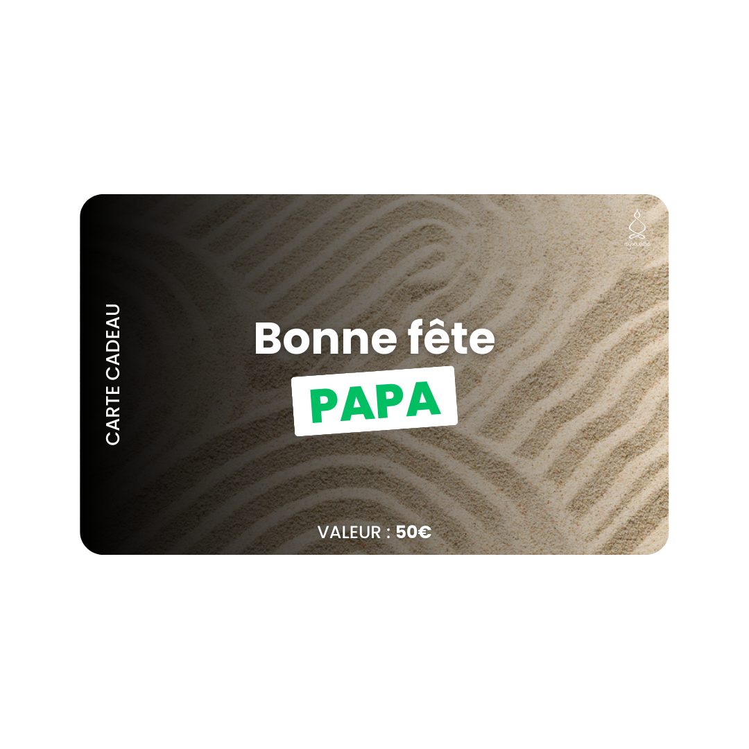 Carte cadeau Mybouddha - Fête des Pères 2025