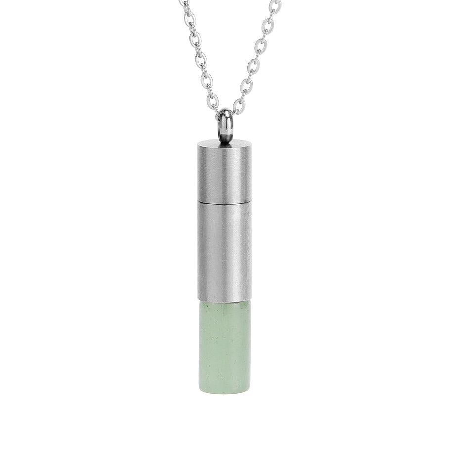 Collier Flacon Énergie en Pierres Naturelles