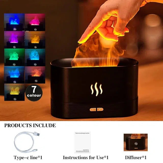 Diffuseur d'arôme pour la maison avec sa flamme LED