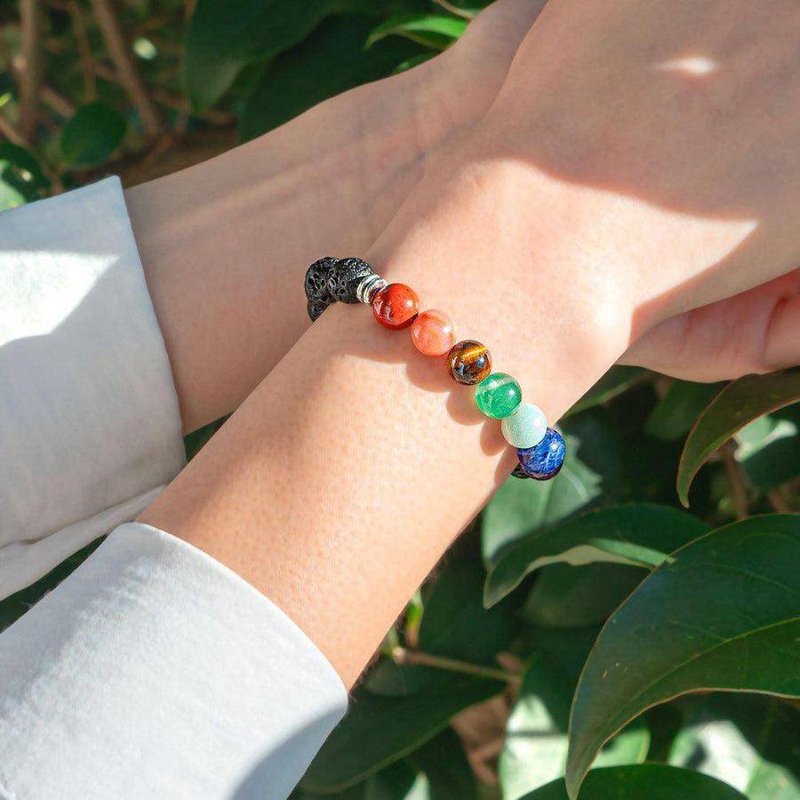 GRATUIT - Bracelet «énergie positive» des 7 Chakras