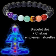 GRATUIT - Bracelet «énergie positive» des 7 Chakras