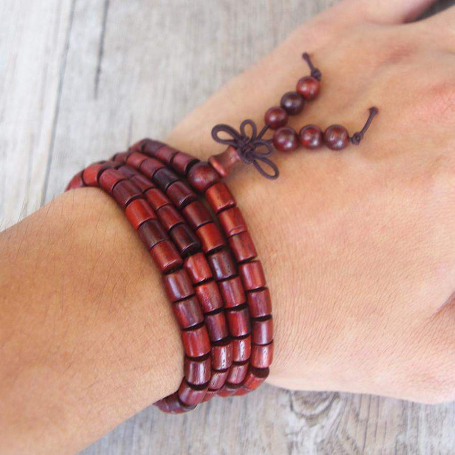 Mala de prière 108 perles en bois