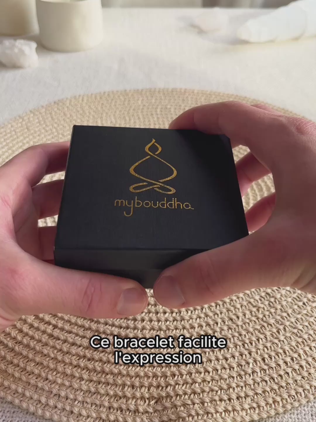 Charger la vidéo : Bracelet « Amélioration de l’expression »  en Lapis Lazuli