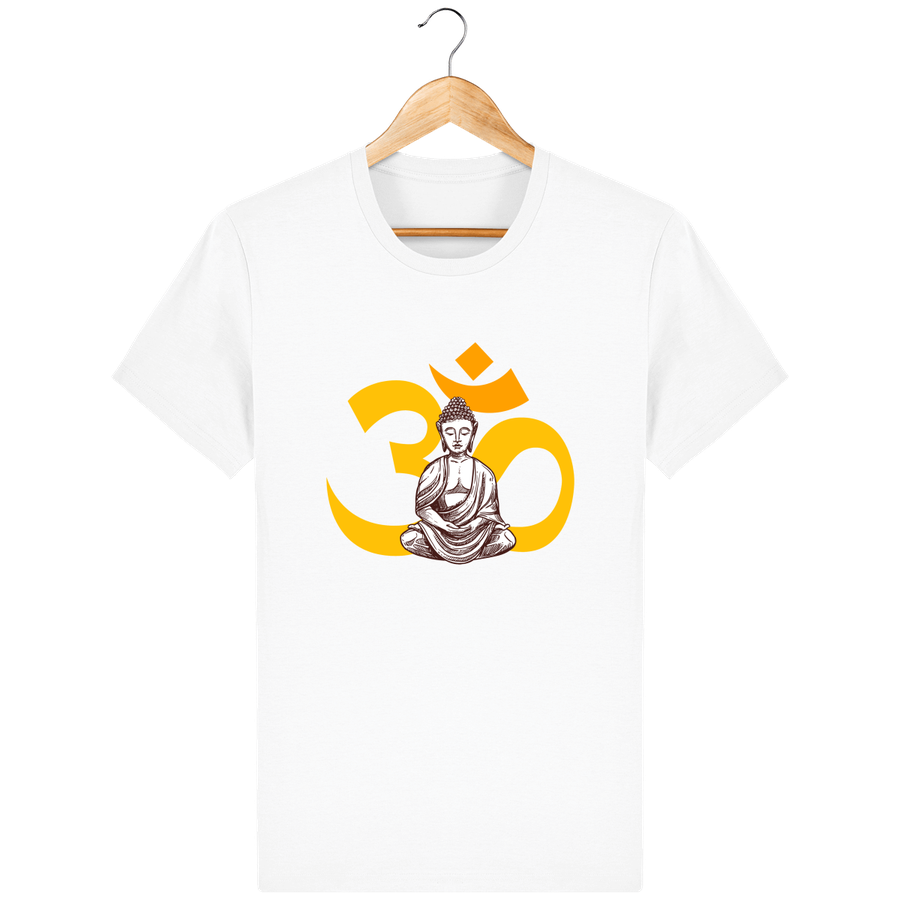 T-shirt en coton bio « Bouddha Aum» pour homme