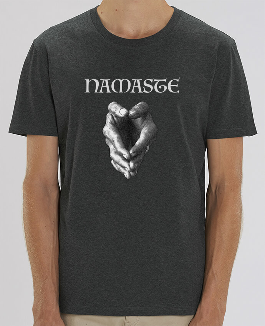 T-shirt en coton bio «Namasté» pour homme - Collection Daography