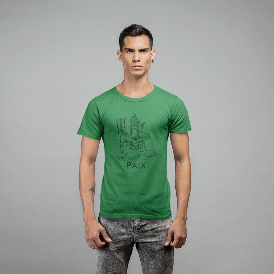 T-shirt en coton bio «Paix» pour homme