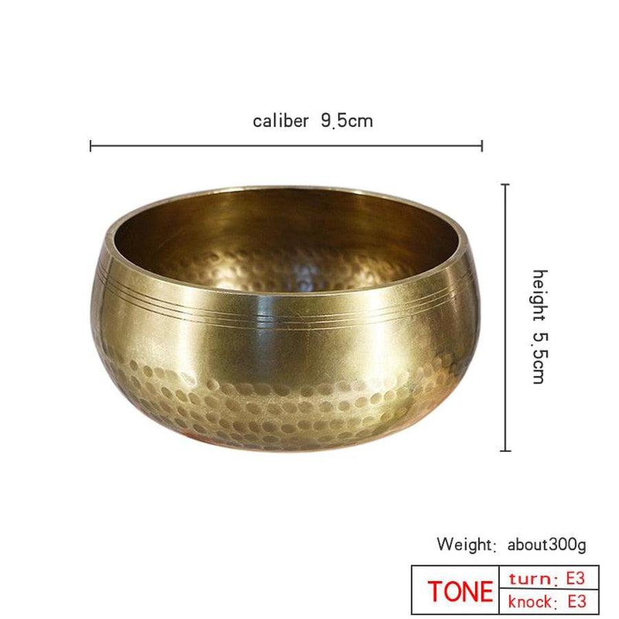 Bol chantant en tibétain artisanal en laiton