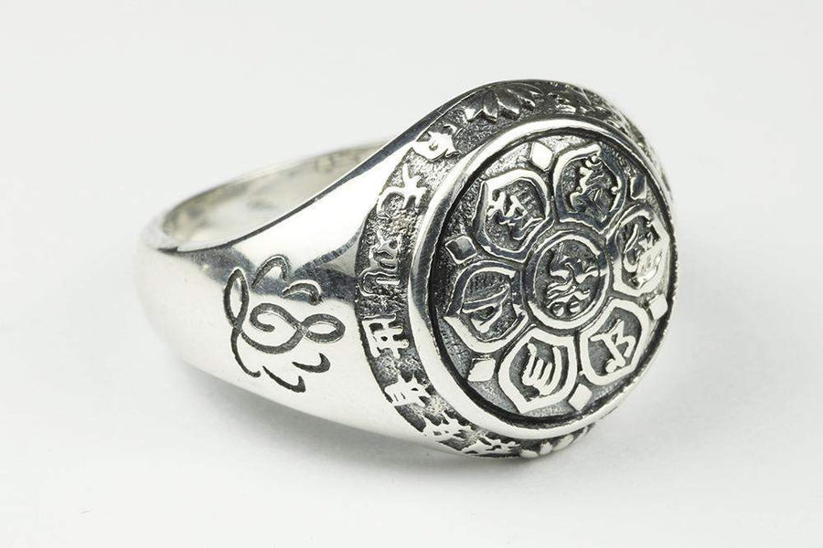 Bague «Om Mani Padme Hum» en Argent Sterling 925