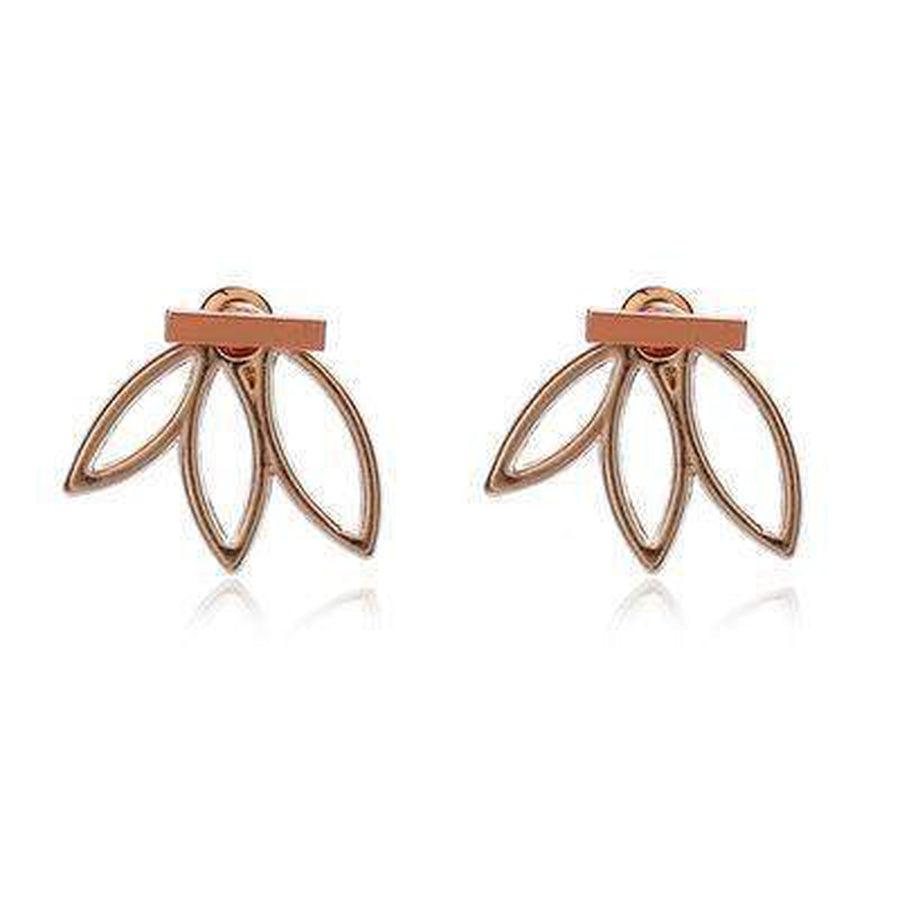 Boucles d'oreilles fleur de Lotus