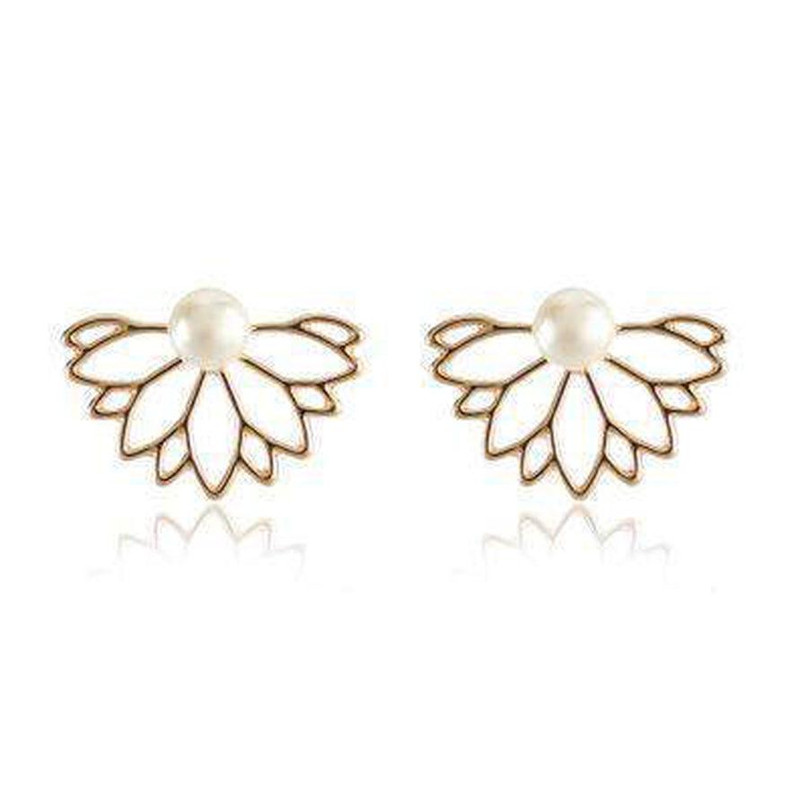 Boucles d'oreilles fleur de Lotus
