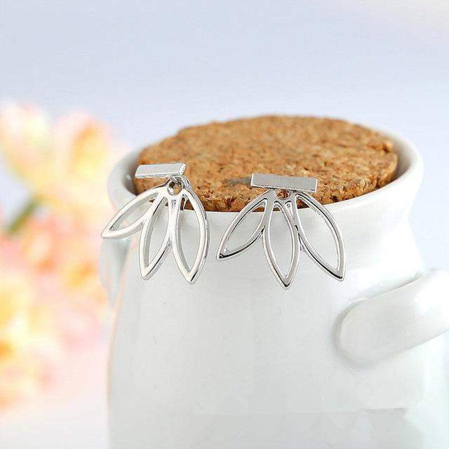 Boucles d'oreilles fleur de Lotus