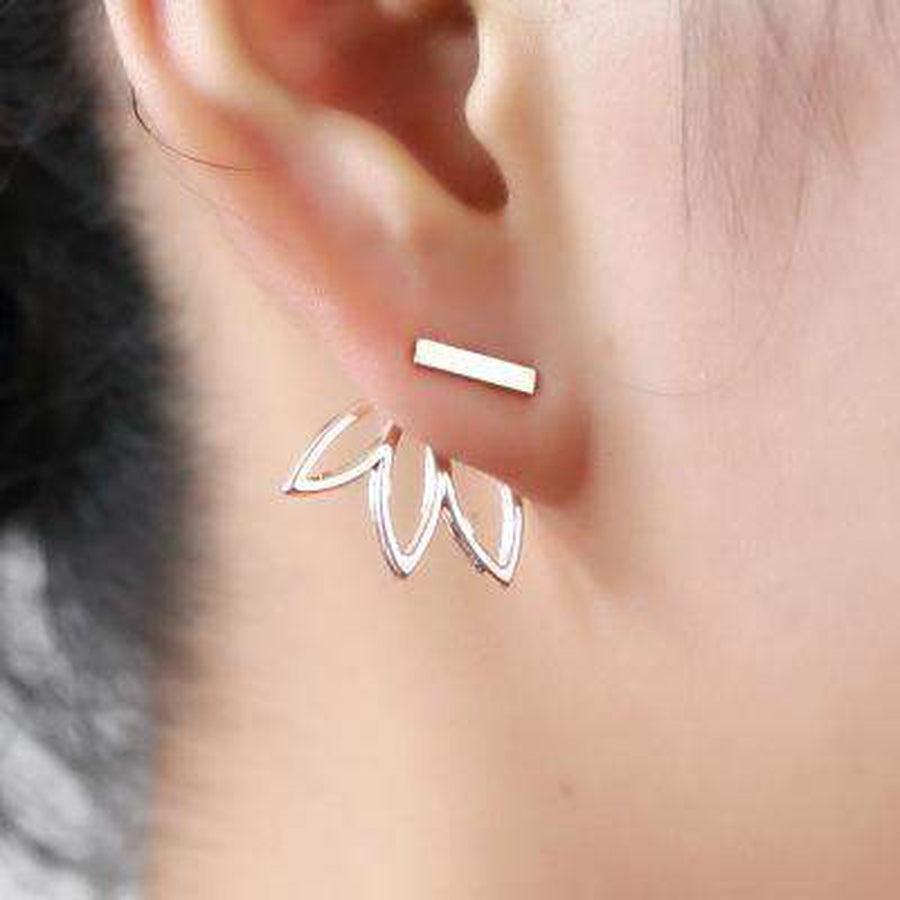 Boucles d'oreilles fleur de Lotus