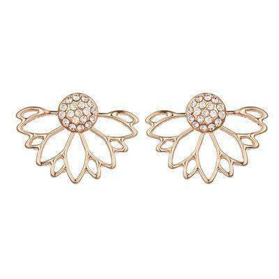 Boucles d'oreilles fleur de Lotus