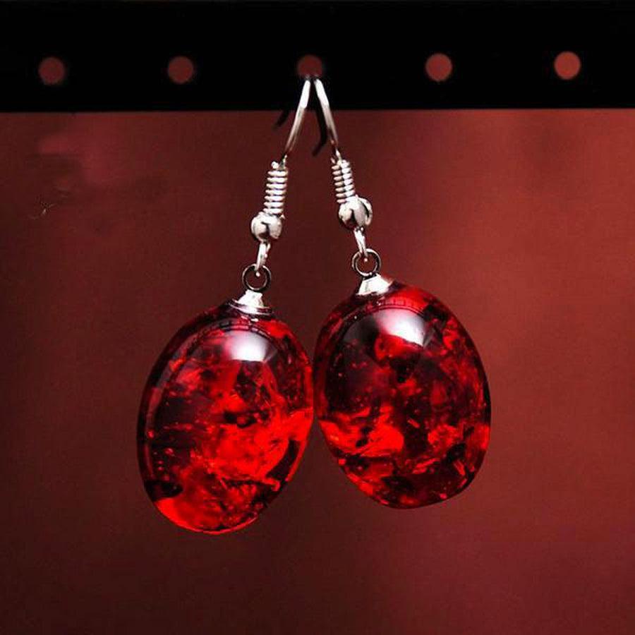 Boucles d’oreilles pendantes esprit rétro