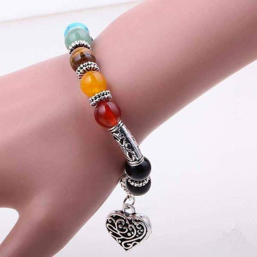 Bracelet d'AMOUR et de VITALITE des 7 chakras