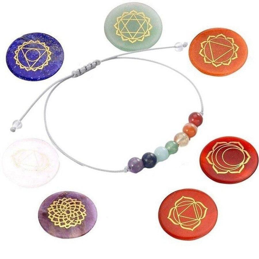 Bracelet de « souhait » des 7 Chakras
