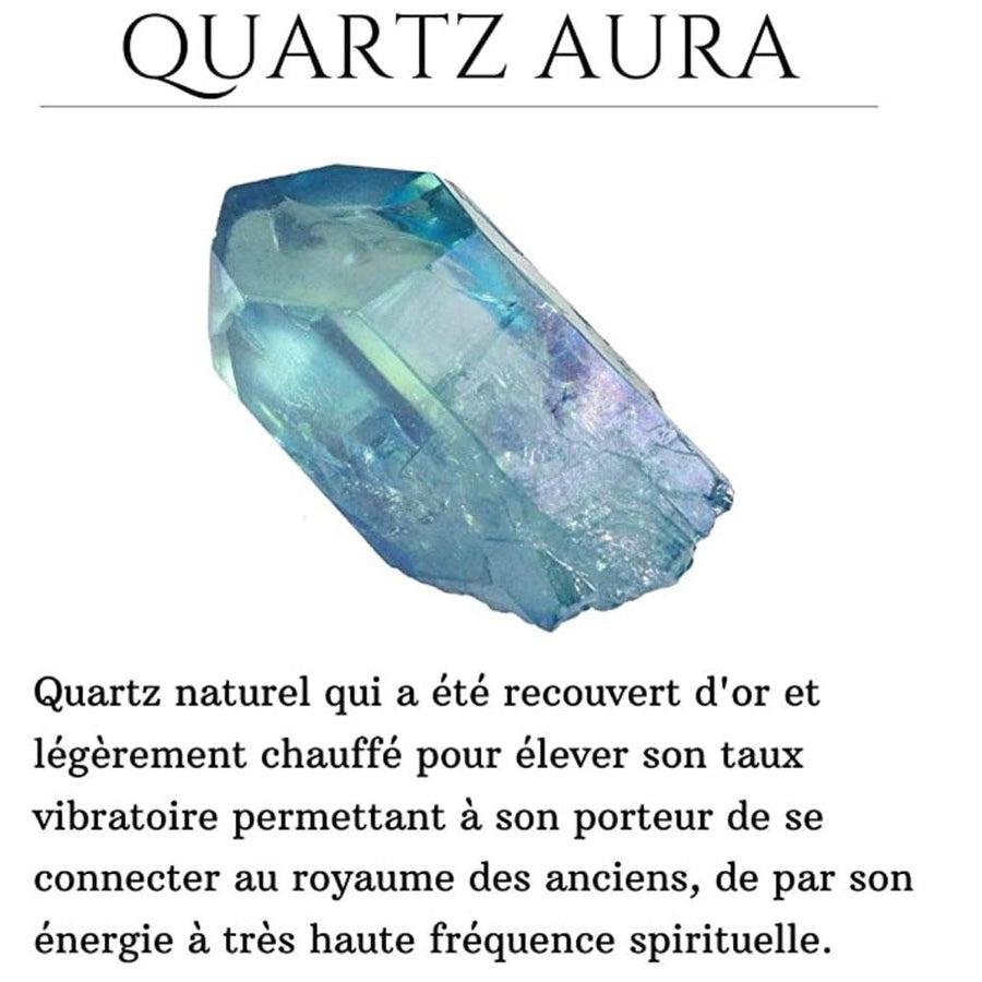 Bracelet « Énergie spirituelle » en Quartz Aura