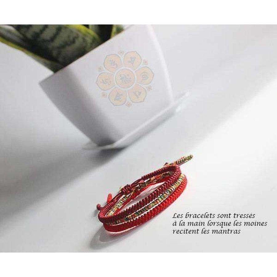 Bracelet porte-bonheur tressé à la main (comme celui de Leonardo DiCaprio)