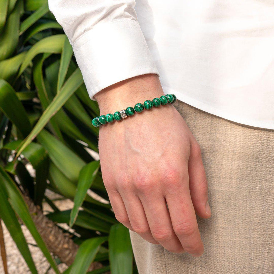 Bracelet « Soulagement des douleurs » en Malachite