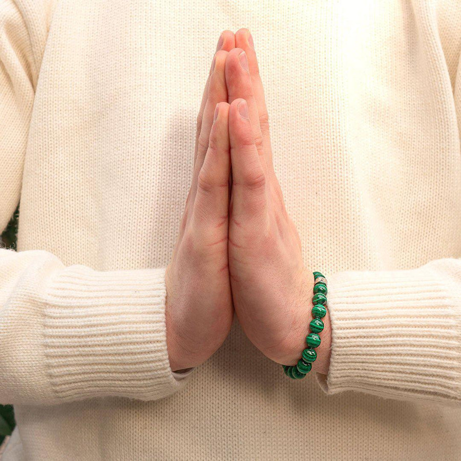 Bracelet « Soulagement des douleurs » en Malachite