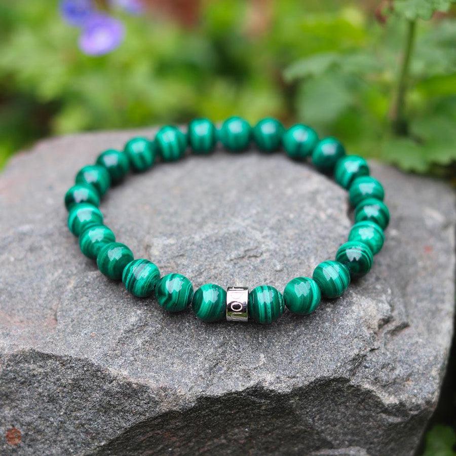 Bracelet « Soulagement des douleurs » en Malachite