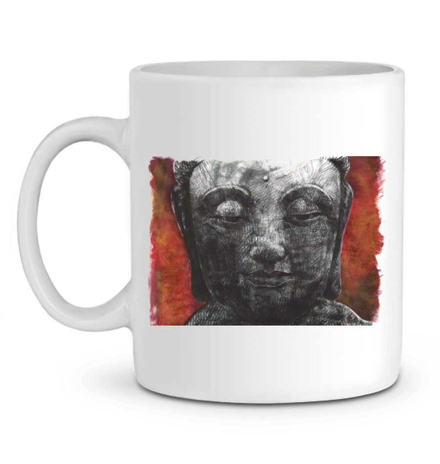 Mug en Céramique «Bouddha Incandescent»