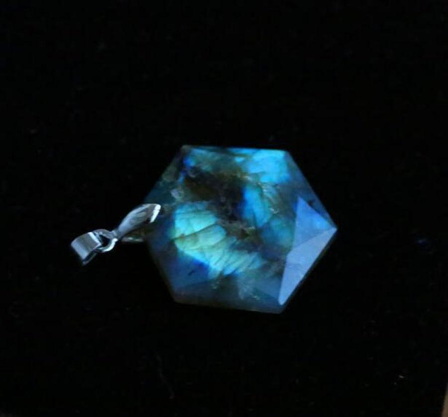 Pendentif en labradorite