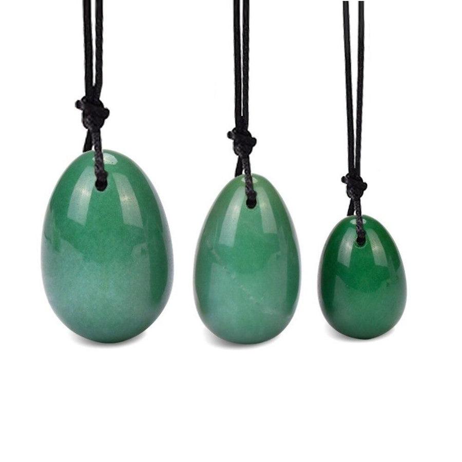 Set de 3 Œufs de Yoni en Aventurine