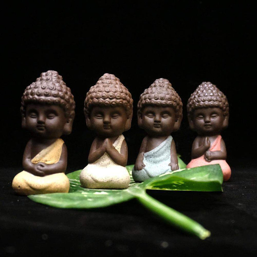 Superbes statuettes indiennes « Tathagata »