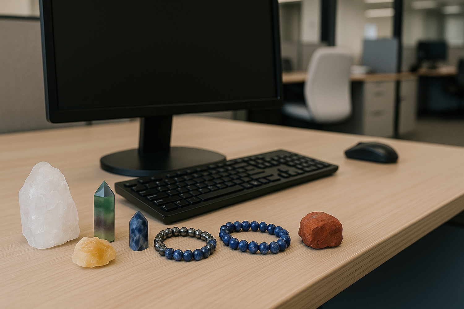 Pierres bureau pour travailler