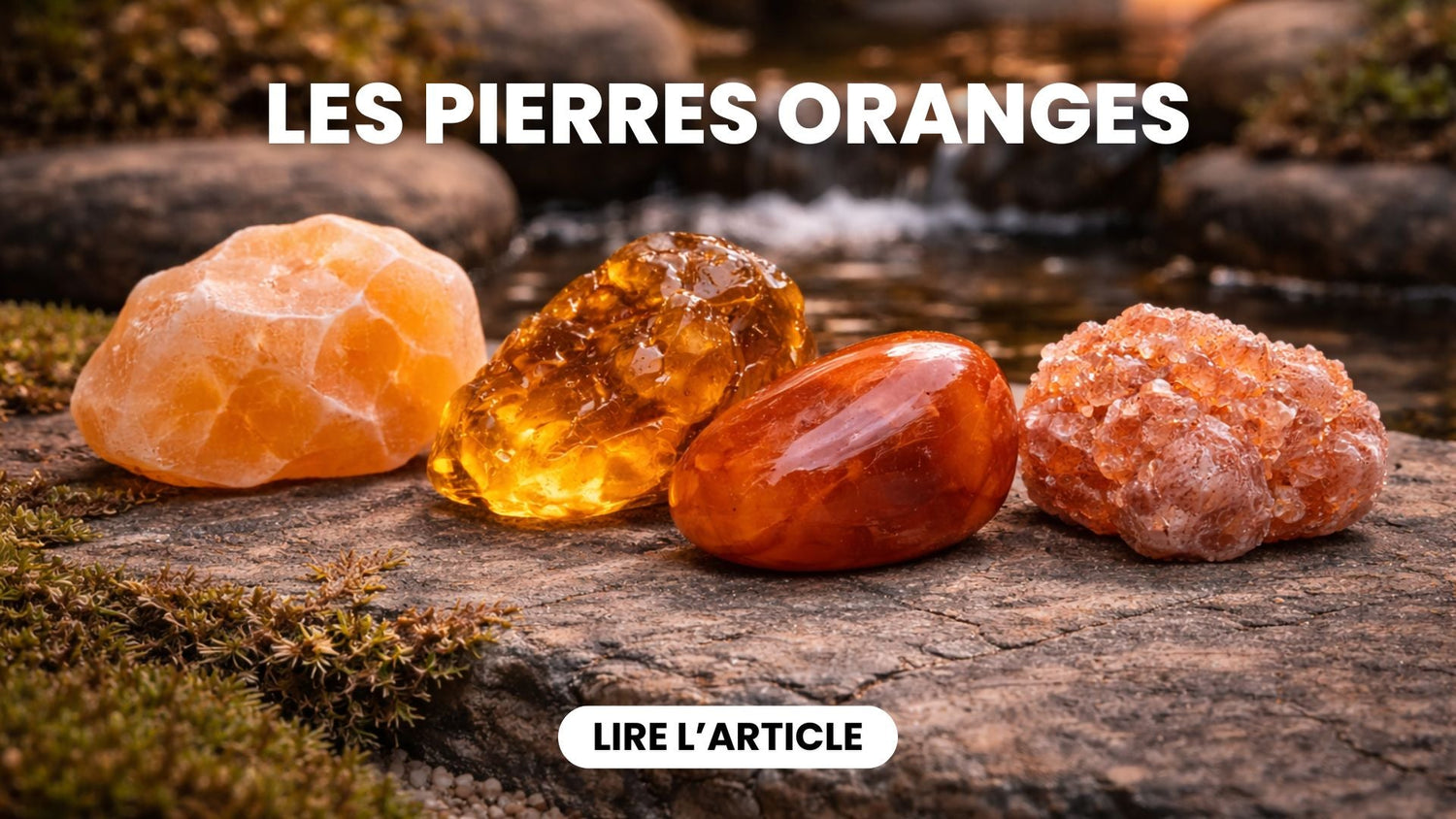 Pierres orange : Liste des pierres naturelles de couleur orange