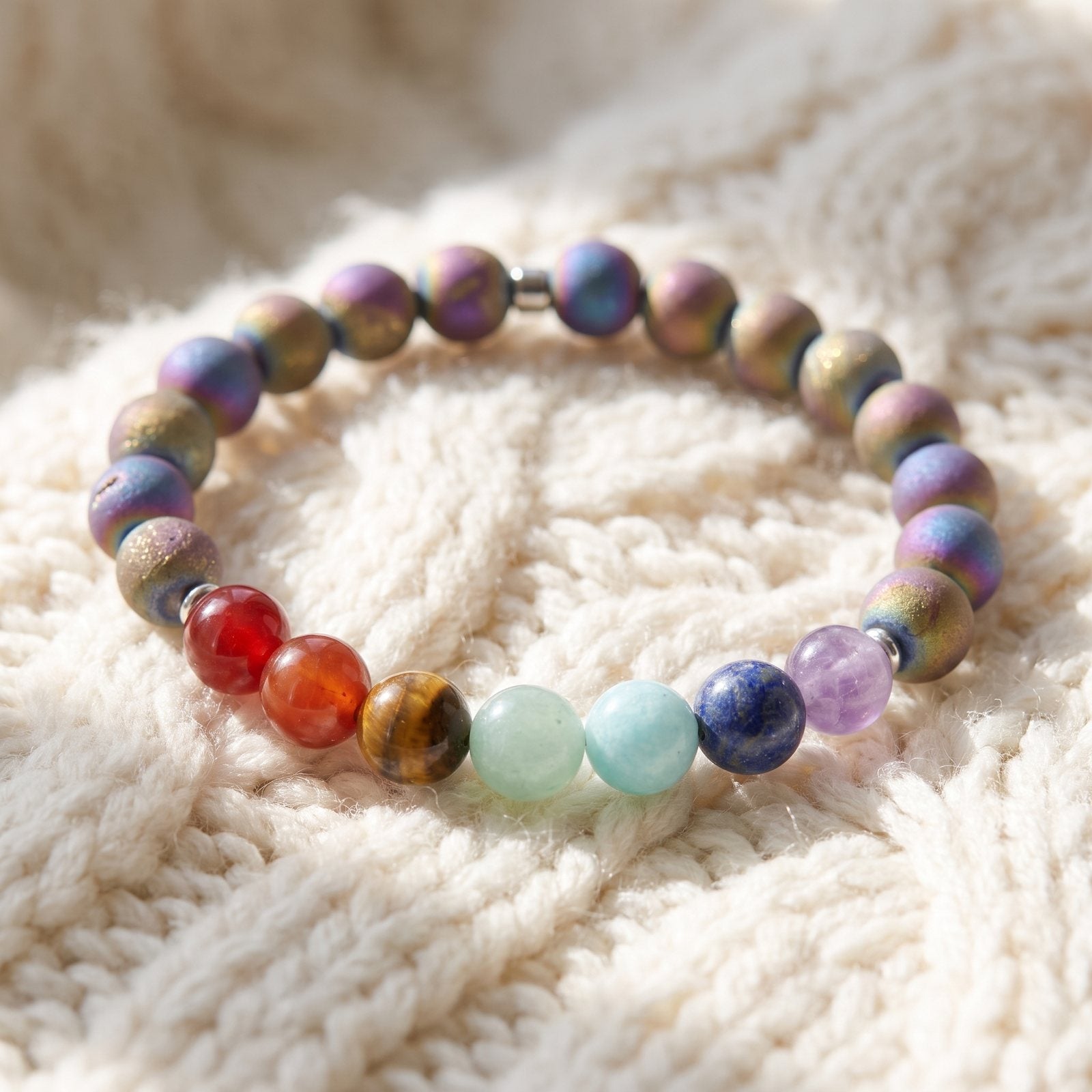 Bracelet 7 Chakras "Energie Positive"